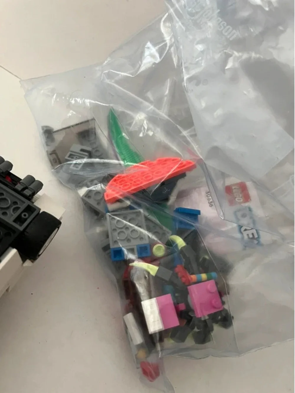 LEGO 2 Cars Built Speed Champions Lamborghini Grey White Building Kit Extra